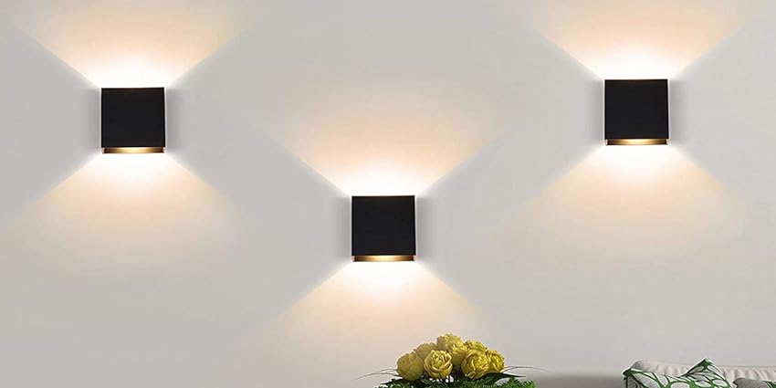 Lightess LED Wall Sconce Hardwired 10W