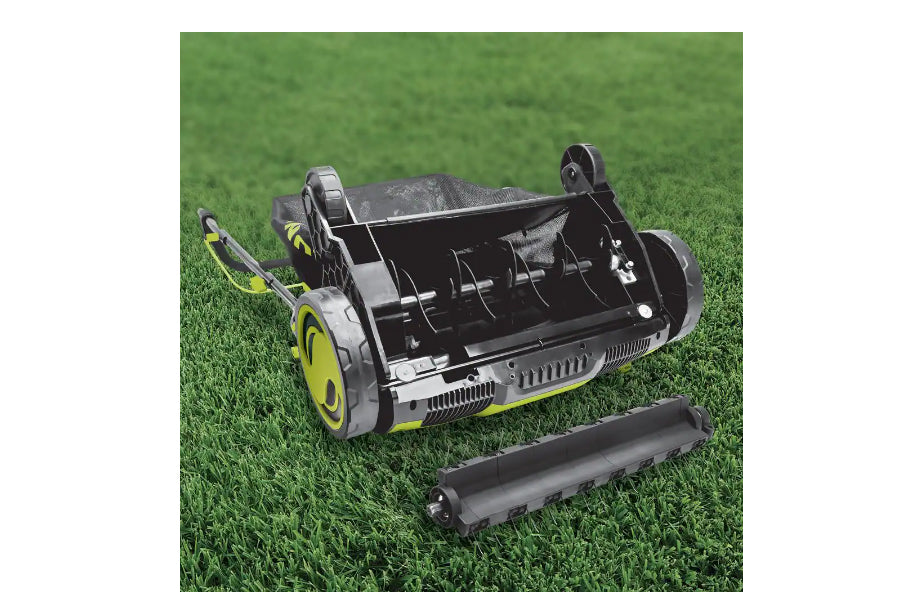 15 in. 13 Amp Electric Lawn Dethatcher with Collection Bag