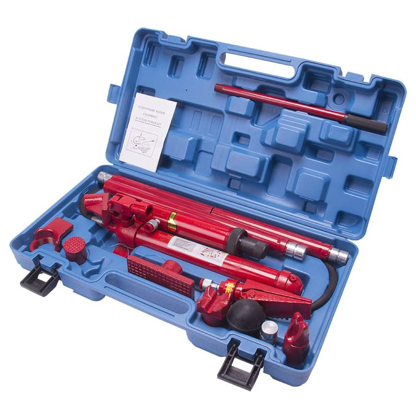 10 Ton Porta Power Hydraulic Jack Repair Kit Auto Shop Air Pump Lift Ram Body Frame Tool Heavy Set