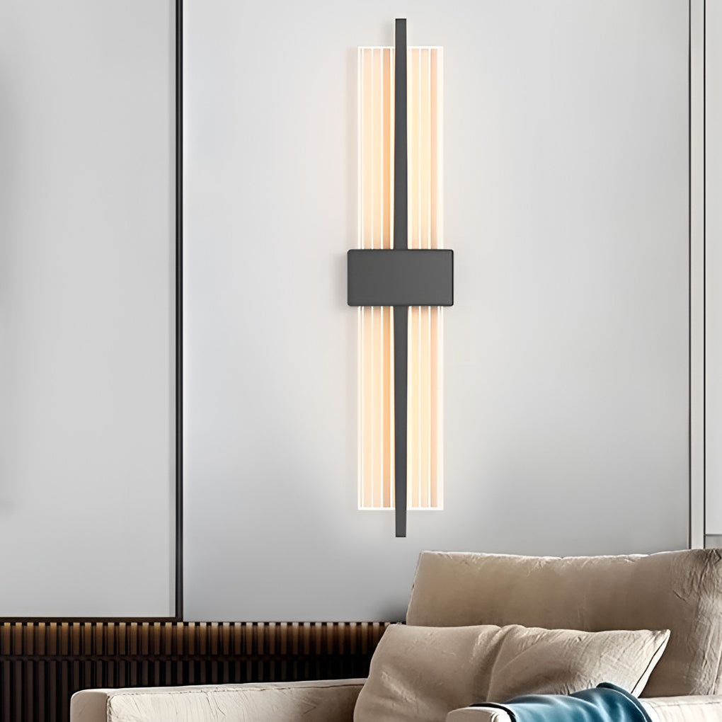 Creative Rectangle Warm Light Postmodern Wall Lamp Wall Sconces Lighting