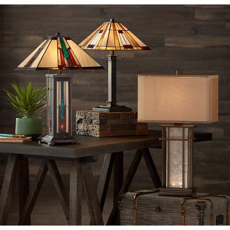 Ranier 25" High Mission Night Light Table Lamp