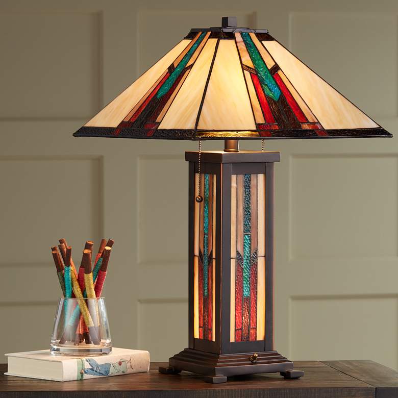 Ranier 25" High Mission Night Light Table Lamp